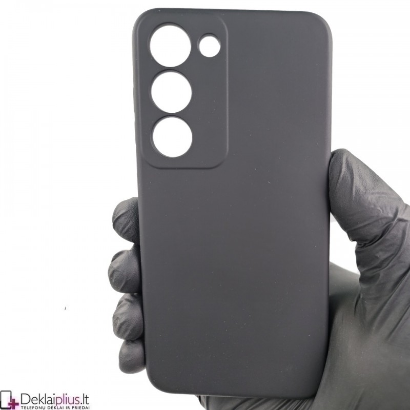 Kieto silikono 2 mm.storio dėklas - juodas (Samsung S23 Plus) Kieto silikono 2 mm.storio dėklas - juodas (Samsung S23 Plus)